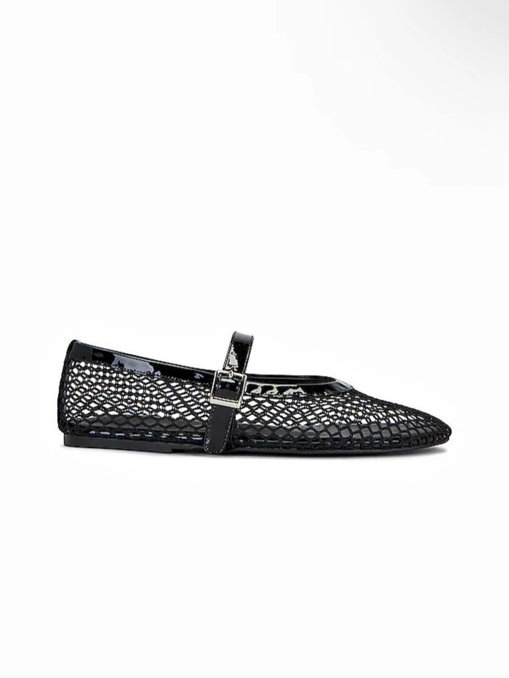 Tony Bianco Mika Mesh Mary Jane Flats in Black US 9 NWT